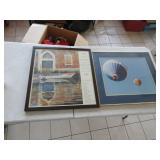 Brian Thayne 92 Restaurant Artwork, Hot Air Baloon