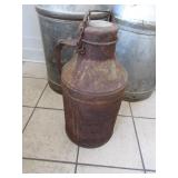 Metal Milk Pail with Lid