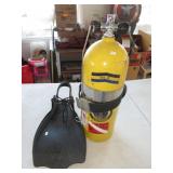 MK II Diver Cylinder with Flippers