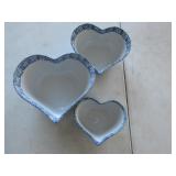 3) ABC 1994 Heart Bowls