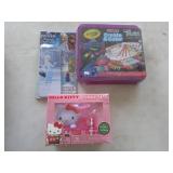 Hello Kitty Smile Set, Crayola Troll Set, Frozen-