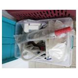 Siphon Pump, Power Swabs,