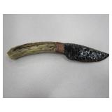 Antler Handle Stone Knife