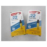 2) Boxes Aguila .22 Cal Ammo