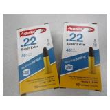 2) Boxes Aguila .22 Cal Ammo