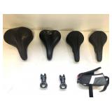 Bicycle Seats, Handle Bar Forks, Bell Phone Holder