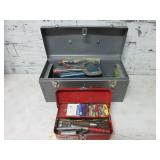 Toolboxes with Hand Tools and Saws