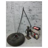 Jack Stand, Non Highway Innertube, Tire, and More