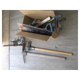 Small Drill Press, Porcelain Burner, Plant Stakes,