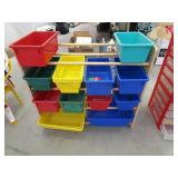 Childrens Rack With Storage Bins