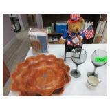 Wine Goblets, Tea Cup, Dust Ruffle, Bear,