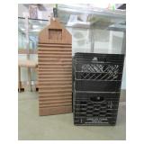 Wood Wash Board, 2) Dairy Crates