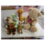 Large Plush Teddy Bear, Plush Giraffe, Bunny,