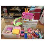 Polly Pocket Set of Toys, Pieces, Dolls, House Set