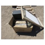 Window, Traeger Cover, No Trespassing Sign,