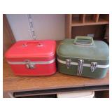 Travel Cases with Shoe Polish and Sheep Shammies