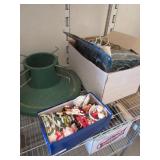 Christmas Decorations, Tree Stand, Lights