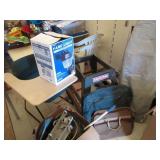 Outdoor Motion Sensor Lamp, Bags, Ironing Board