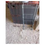 Standing Shelf, Folding Metal Rack