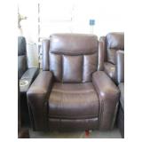 Overstuffed Brown Recliner