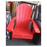Red Adirondack Chair