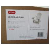 White Adirondack Chair