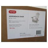 White Adirondack Chair