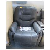Gray Leather Recliner