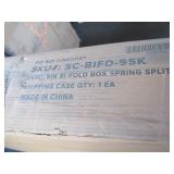 9 In Bi-Fold Box Spring Split King
