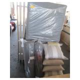 Futon Like Seating Area with Cushions