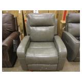 Grey Vinyl Recliner