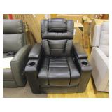 Theater Chair With Cup Holders And Storage