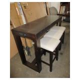 Table with Power and 3) Stools - Some Damage