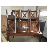 Dining Room Table and 6) Chairs