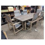Outdoor 6 Chair Patio Table