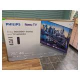Philips 75' Roku TV 4K