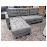 Gray Fabric Loung Couch