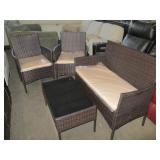 4) Piece Wicker Patio Set