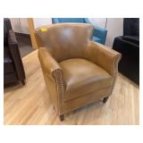 Leather Studded Chair