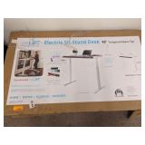 Electric Sit-Stand Desk 48' Glass Top