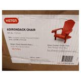 Adirondack Chair Red