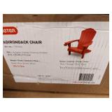 Adirondack Chair Red