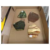 4) Assorted Stone Slabs 4) Assorted Stone Slabs