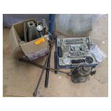 Bottle Jack, Tire Iron, Socket Set Bottle Jack, Tire Iron, Socket Set