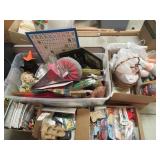 5) Boxes Craft Supplies, Knitting Needles, Beads, 5) Boxes Craft Supplies, Knitting Needles, Beads,