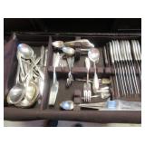 Queen Bess Silverwear In Case Queen Bess Silverwear In Case