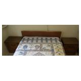 Bed Frame Headboard / Footboard, 2) Nightstands Bed Frame Headboard / Footboard, 2) Nightstands