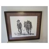 Framed Cowboy Print by Don Gill Framed Cowboy Print by Don Gill