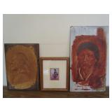 Chief Wooden Leg (Cheyenne) Leatherwork, Chief Wooden Leg (Cheyenne) Leatherwork,