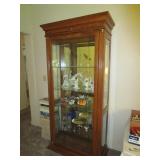 Lighted Curio Cabinet (Contents Not Included) Lighted Curio Cabinet (Contents Not Included)
